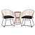 Patio Wicker Furniture Set 3D model small image 2