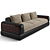 Luxurious Bentley Home Westbury Sofa 3D model small image 3