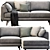 Luxury Chaise Lounge Rimella 3D 3D model small image 5