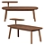 Swivo Coffee Table Umbra 120x56x62cm 3D model small image 2