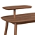 Swivo Coffee Table Umbra 120x56x62cm 3D model small image 4