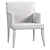 Contemporary Designer Dining Armchair 3D model small image 5