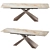 Torino Folding Table with Ceramic Top 3D model small image 1