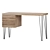 Modern Novum Writing Desk 3D model small image 3