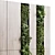 Wooden Framed Vertical Garden Cabinet 3D model small image 3