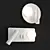 Sleek Snotra Wall Lamp 3D model small image 2
