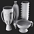Modern Stylish Er Vases Set 3D model small image 7