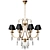 Modern Metal Chandelier C-382/8 3D model small image 3