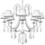 Modern Metal Chandelier C-382/8 3D model small image 4
