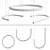 Sleek LED Pendant Lamp Collection 3D model small image 1