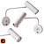 Zuma Line Tubo Wall Light 3D model small image 2