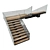 Contemporary Staircase Model 6 3D model small image 3