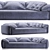 Baxter Casablanca Sofa 3D model small image 1
