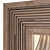Wave Composition Metal Wall Art 3D model small image 3