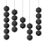 Spherical Glass Designer Lamps Stand 3D model small image 3