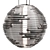 Elegant Gea Sphere Lamp Set 3D model small image 1