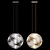 Elegant Gea Sphere Lamp Set 3D model small image 3
