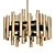 Brass Mid-Century Sciolari Chandeliers 3D model small image 1