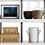 Modern Silhouette Etagere Bookshelf Stand 3D model small image 2
