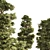 Mini Redwoods Cluster 3D Model 3D model small image 3