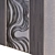 Metal Wave Decor Panel 3D model small image 3