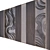 Metal Wave Decor Panel 3D model small image 4