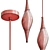 Illuminated Fame Pendant, 60cm Height 3D model small image 3