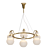 Jocelin CH 6 Glass Chandelier 3D model small image 2