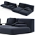 Stylish, Versatile Sofa N1 3D model small image 1