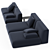 Stylish, Versatile Sofa N1 3D model small image 2