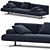 Stylish and Versatile Modular Sofa 3D model small image 1