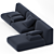 Versatile Paola Lenti Modular Sofa 3D model small image 2