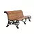 City Bench with Ornamental Details 3D model small image 4