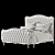 Eloquence Sophia Bed: Elegant Luxe 3D model small image 3