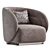 Contemporary Velar Armchair, 2015 Version 3D model small image 1
