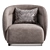 Contemporary Velar Armchair, 2015 Version 3D model small image 2