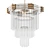 Elegant 1980s Crystal Chandelier 3D model small image 1