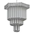 Elegant 1980s Crystal Chandelier 3D model small image 2