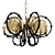 Majestic King Venus Chandelier 3D model small image 1