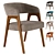 Modern Bern Chair Beige Brown 3D model small image 1