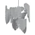 Mid-Century Italian Sculptural Chandelier 3D model small image 2