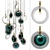 Crystal Lens Pendant Light 3D model small image 2