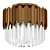 Stylish NORAH Ceiling Lamp 3D model small image 1