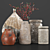 Rustic Concrete Vase Vol2 Unwrapped 3D model small image 1