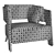 Glamorous Roman-inspired Armchair: Luxxu Galea 3D model small image 7