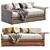 Modern Style Sofa Bed 2013 3D model small image 2