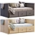 IKEA Hemnes Daybed Frame Modern 3D model small image 1