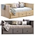 IKEA Hemnes Daybed Frame Modern 3D model small image 2
