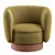 Modern Swivel Chair in Grey 3D model small image 5