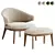 Erika Armchair 3D Model Kit 3D model small image 2